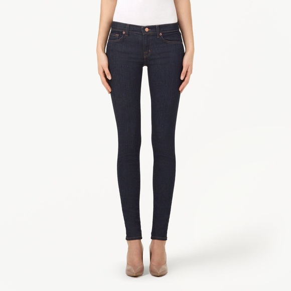 JBRAND 811 Skinny Jeans 811C032 EUC 31 Dk Wash - Picture 2 of 8